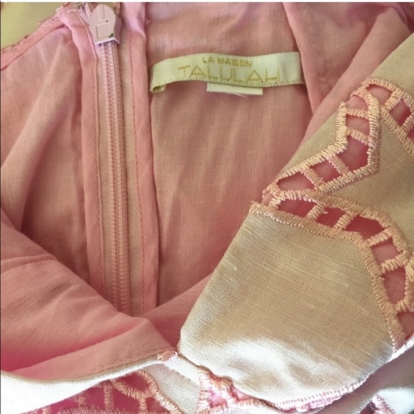 TALULAH STAR EMBROIDERED SHEATH TIE BACK DRESS @722 - Picture 3 of 8